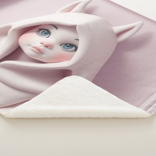 „Das Mädchen im Zaubermantel“ Sherpadecke