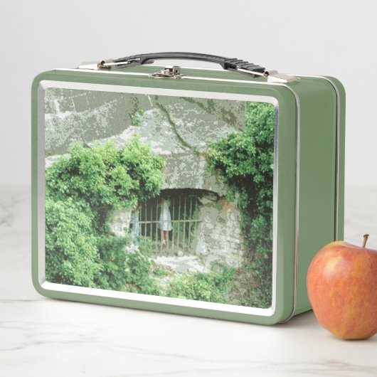 Das Mädchen in der Armory-grünen Lunchbox (Beispiel)