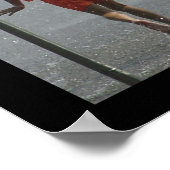 Das Mädchen in Orange Poster (Ecke)