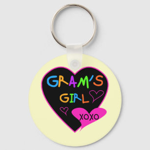 Das Mädchen-kundenspezifische T-Shirts des Gramms, Schlüsselanhänger