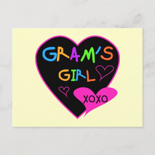 Das Mädchen-kundenspezifische T - Shirts des Postkarte (Vorderseite)