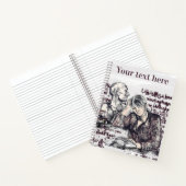 Das Mädchen liest ein Buch (Innenseite)