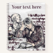 Das Mädchen liest ein Buch (Vorderseite)