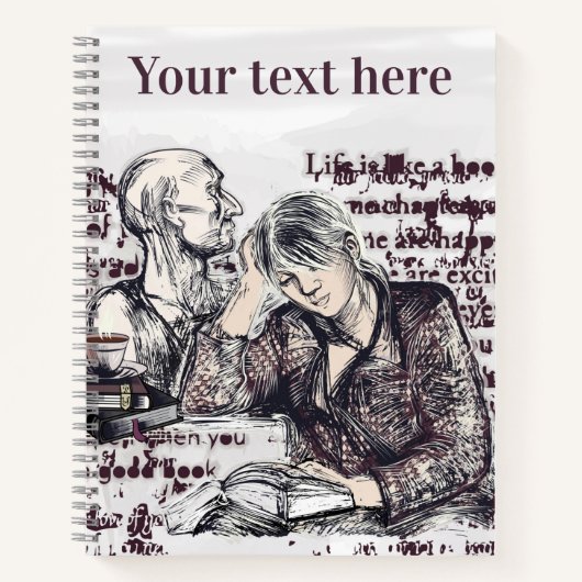 Das Mädchen liest ein Buch (Vorderseite)