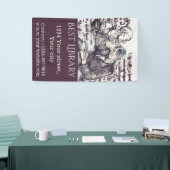 Das Mädchen liest ein Buch Banner (Messeveranstaltung)