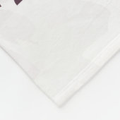 Das Mädchen liest ein Buch Fleecedecke (Ecke)