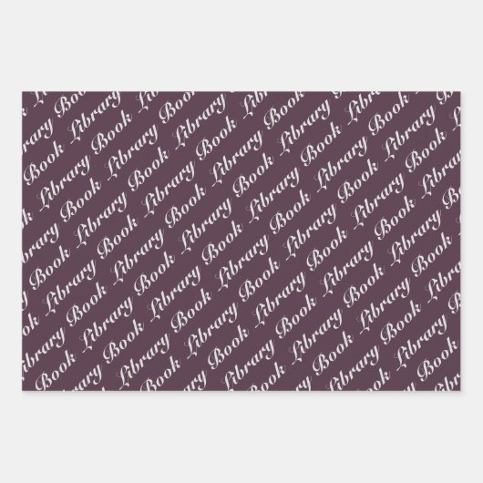 Das Mädchen liest ein Buch Geschenkpapier Set (Vorderseite 2)