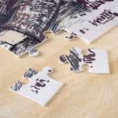 Das Mädchen liest ein Buch Puzzle (Seite)