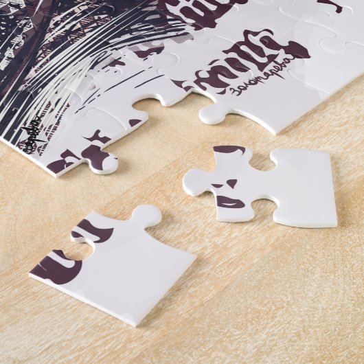 Das Mädchen liest ein Buch Puzzle (Seite)