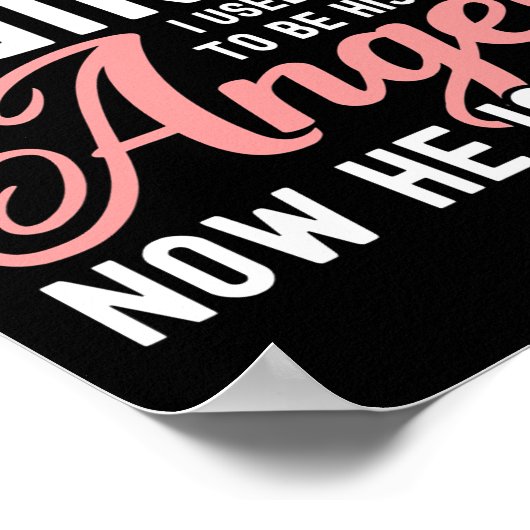 Das Mädchen meines Vaters war früher sein Engel, j Poster (Ecke)