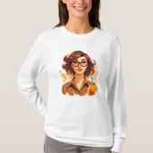 Das Mädchen mit Brille T-Shirt (Vorderseite)