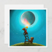 Das Mädchen mit dem goldenen Herz - Mini Print (Vorne/Hinten)