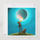 Das Mädchen mit dem goldenen Herz - Mini Print (Vorderseite)