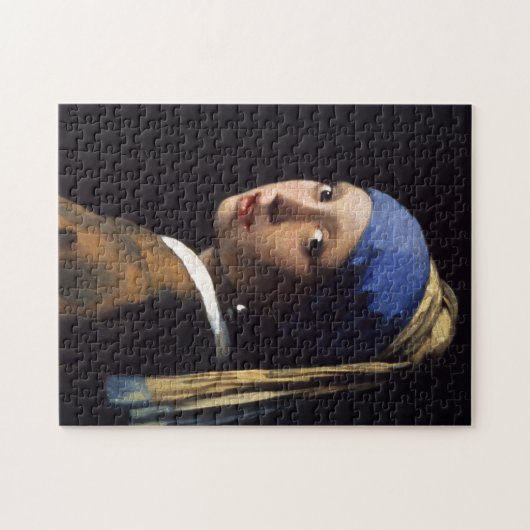 Das Mädchen mit dem Perlen-Ohrring Puzzle (Horizontal)