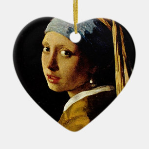 Das Mädchen mit dem Turban/Mädchen mit dem Perleno Keramikornament