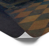 Das Mädchen mit dem Weinglas Poster (Ecke)