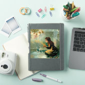 "Das Mädchen mit den Schwefelhölzern" von E S Hard Aufkleber (iPad Hülle)