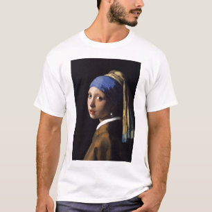 Das Mädchen mit der Perle von Vermeer T-Shirt