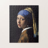 Das Mädchen mit der Perlenohrring von Johannes Ver Puzzle (Vertikal)