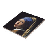 Das Mädchen mit einem Perlen-Ohrring durch Fliese (Seite)