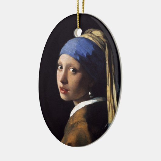 Das Mädchen mit einem Perlen-Ohrring durch Keramikornament (Links)