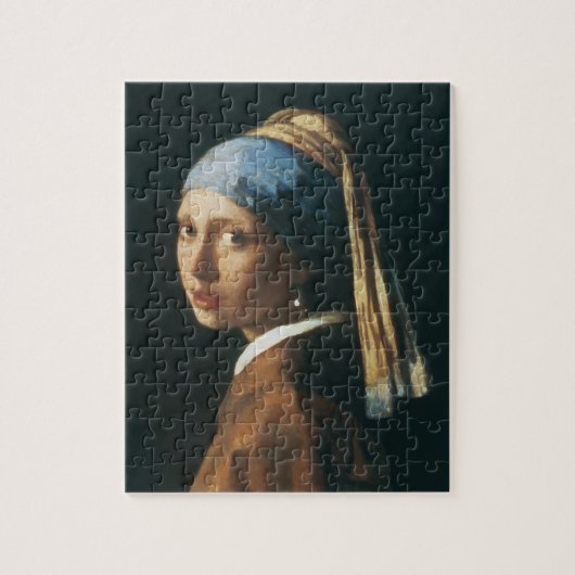 Das Mädchen mit einem Perlen-Ohrring Puzzle (Vertikal)