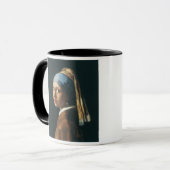 Das Mädchen mit einem Perlen-Ohrring Tasse (Vorderseite Links)