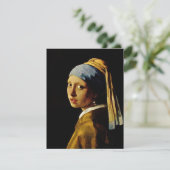 Das Mädchen mit einem Turban/Mädchen mit dem Perle Einladung (Stehend Vorderseite)