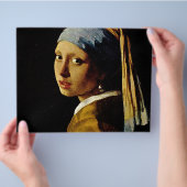 Das Mädchen mit einem Turban/Mädchen mit dem Perle Flyer (Hand)