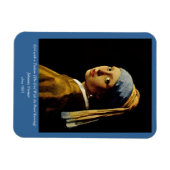 Das Mädchen mit einem Turban/Mädchen mit dem Perle Magnet (Horizontal)