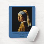 Das Mädchen mit einem Turban/Mädchen mit dem Perle Mousepad (Mit Mouse)