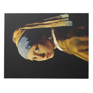 Das Mädchen mit einem Turban/Mädchen mit dem Perle Notizblock