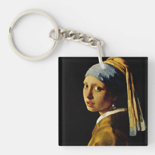 Das Mädchen mit einem Turban/Mädchen mit dem Perle Schlüsselanhänger