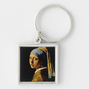 Das Mädchen mit einem Turban/Mädchen mit dem Perle Schlüsselanhänger