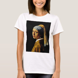 Das Mädchen mit einem Turban/Mädchen mit dem Perle T-Shirt