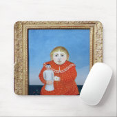 Das Mädchen mit einer Puppe, einem c.1892 oder Mousepad (Mit Mouse)