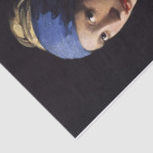 Das Mädchen mit Perlenohrentzug Seidenpapier (Ausschnitt)