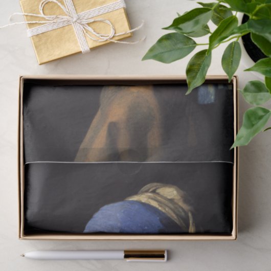 Das Mädchen mit Perlenohrentzug Seidenpapier (Geschenk)