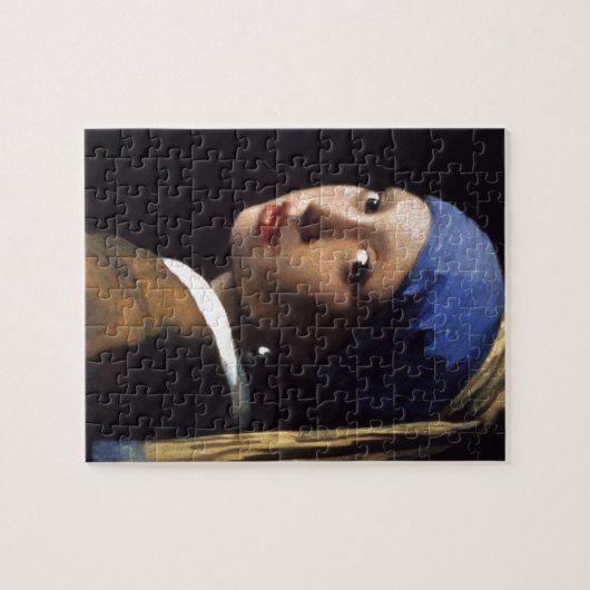 Das Mädchen mit Perlenohrring Puzzle (Horizontal)