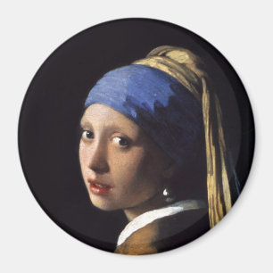 Das Mädchen mit Perlenohrring von Johannes Vermeer Magnet