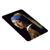 Das Mädchen mit Perlenohrring von Johannes Vermeer Magnet (Rechte Seite)