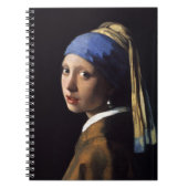 Das Mädchen mit Perlenohrring von Johannes Vermeer Notizblock (Vorderseite)