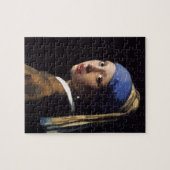 Das Mädchen mit Perlenohrring von Johannes Vermeer Puzzle (Horizontal)