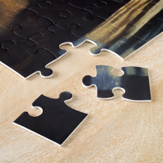 Das Mädchen mit Perlenohrring von Johannes Vermeer Puzzle (Seite)