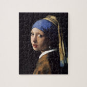 Das Mädchen mit Perlenohrring von Johannes Vermeer Puzzle (Vertikal)