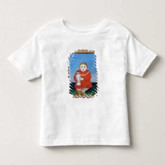 Das Mädchen mit Puppe, c.1892 oder c.1904-05 Kleinkind T-shirt (Vorderseite)