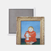 Das Mädchen mit Puppe, c.1892 oder c.1904-05 Magnet (Vorderseite/Rückseite)