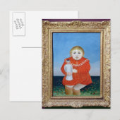 Das Mädchen mit Puppe, c.1892 oder c.1904-05 Postkarte (Vorne/Hinten)