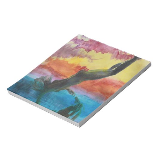 Das Mädchen Notizblock (Rotiert)