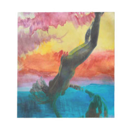 Das Mädchen Notizblock